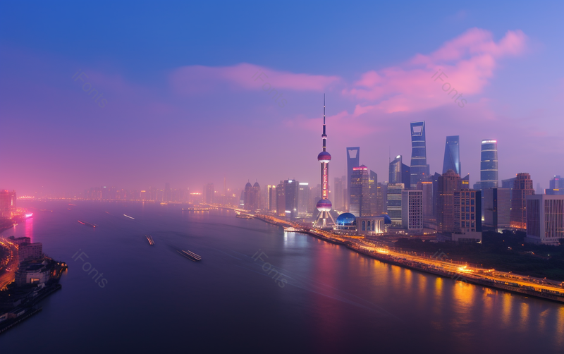 夜晚现代都市城市上海东方明珠高楼大厦灯光车流光轨夜景摄影,高清,摄影图,摄影图片,图片大全,摄影图免费下载